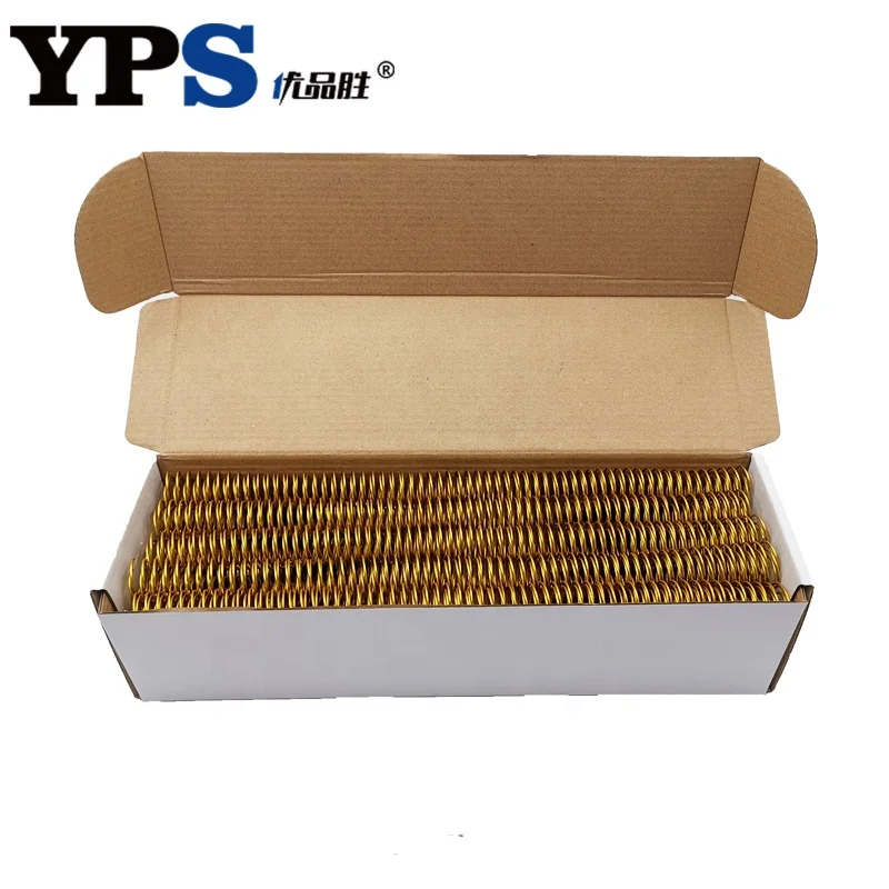 A4 B5 size High Quality Metal Spiral Binding Coil  Steel spiral coil  single Wire O of stationery box notebook binding