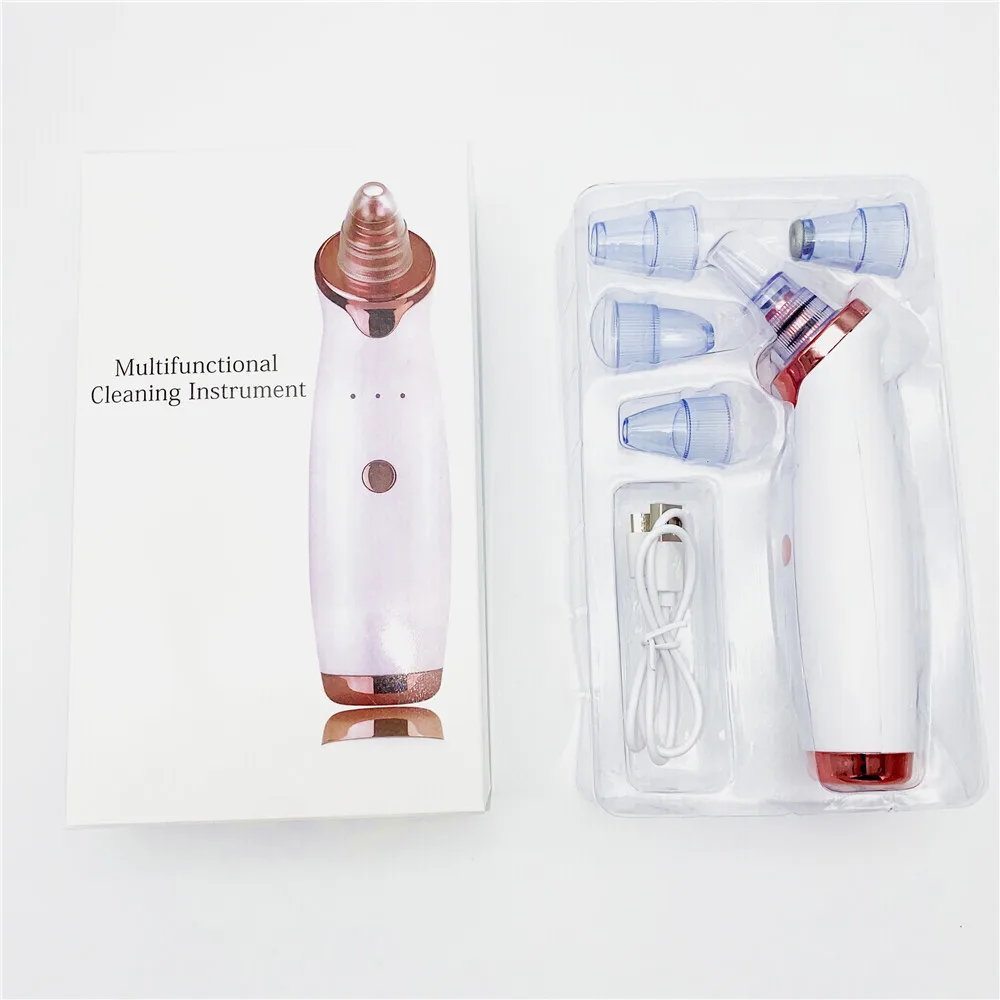 Multifunction Reducing Acne Vacuum Blackhead Remover Plastic Face Instrument Pore Deep Cleansing Electric Nose Blackhead Device