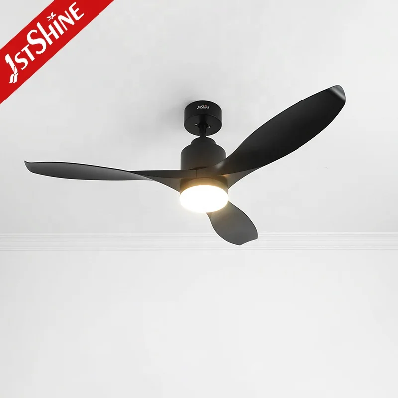1stshine LED ceiling fan indoor three ABS blades highly efficient DC motor ceiling fan