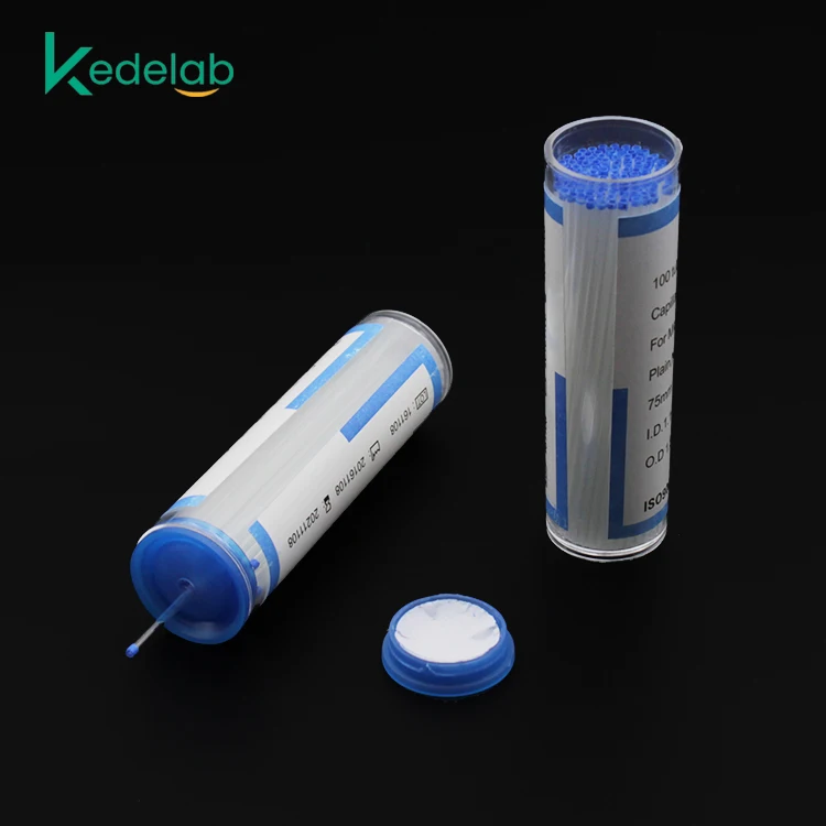 glass capillary tube blood collection disposable micro capillary tube sodium heparinized
