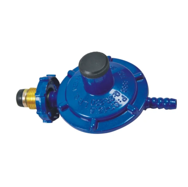 China factory wholesale safety high quality aluminium gas lpg regulator with gas pipe hose