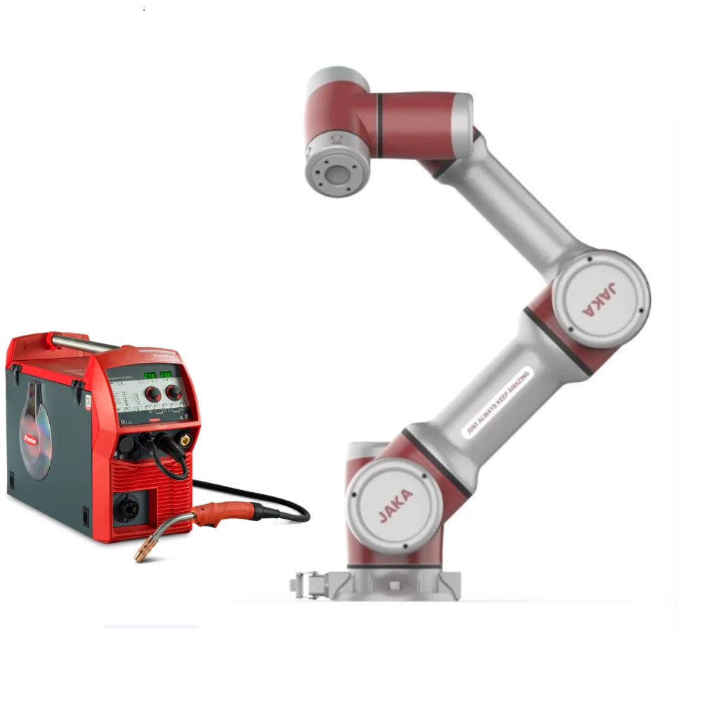 New and Flexible JAKA 6 Axis  819mm Reach 7kg Payload  Welding Robot Arm with Robot Tig MiG Arc Welding Machine