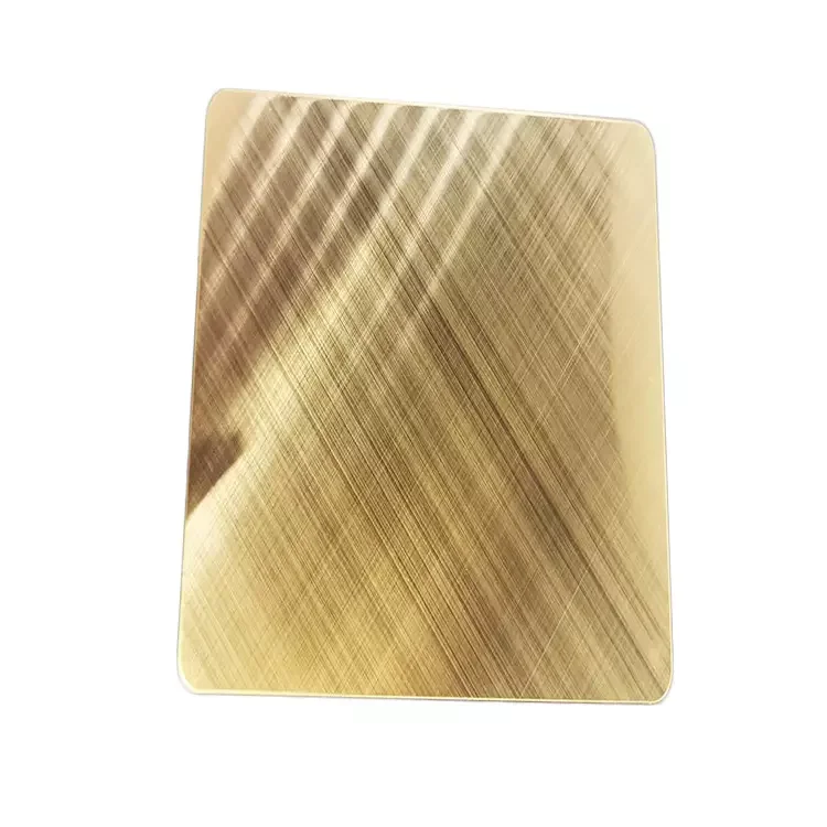 4x8 size 304 ss plates mirror gold polished stainless steel sheet 2mm thickness