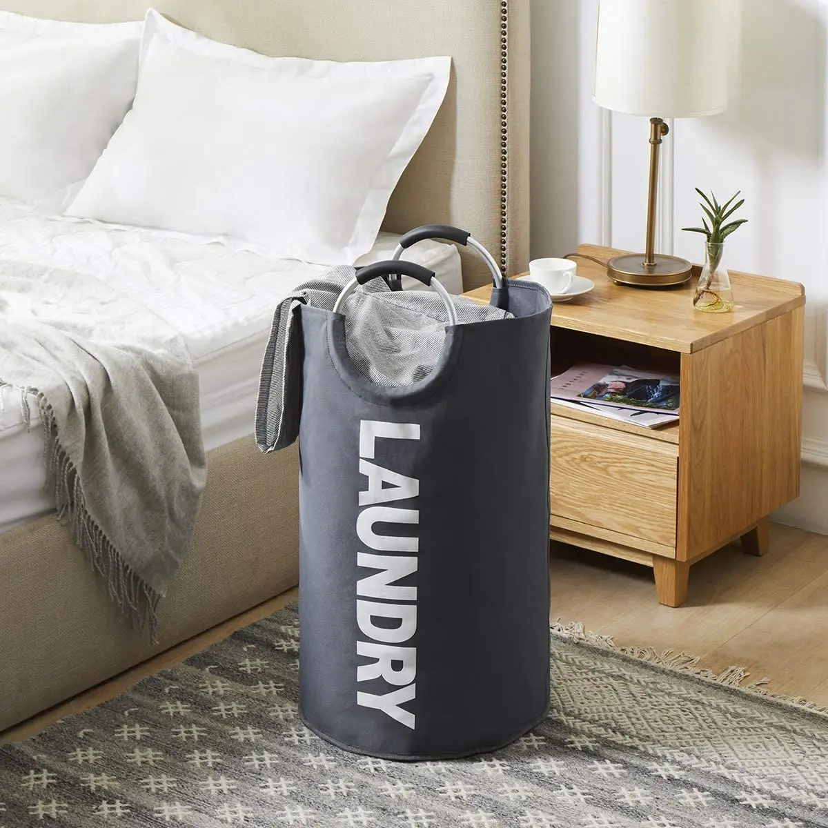 Waterproof 80 liters large Laundry bags & baskets laundry bags with handles