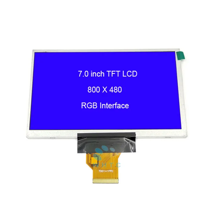 Изготовленный на заказ тонкопленочных транзисторах тонкоплёночных RGB 50pin 800x480 дисплей Панель 7 дюймовый