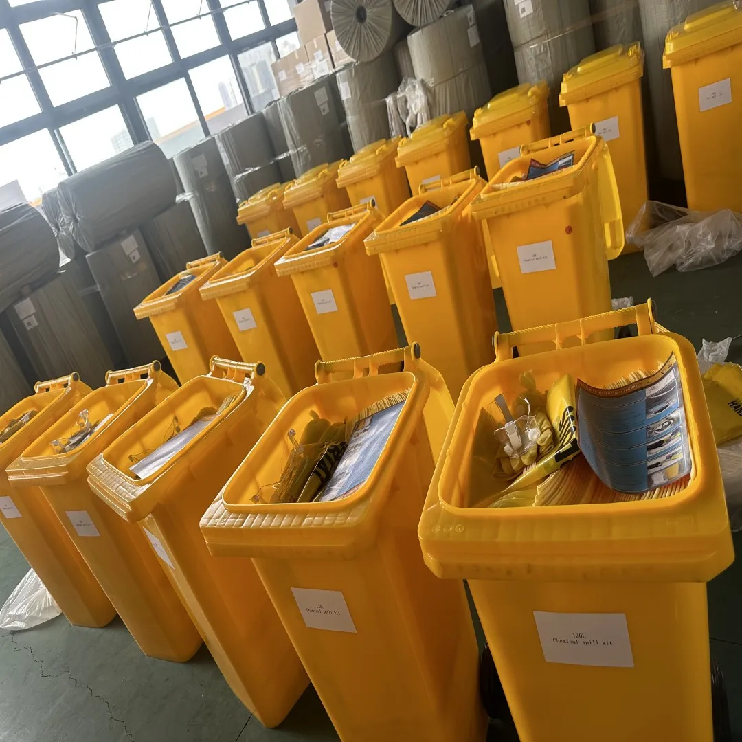 120L Universal General Absorbent Spill Kits With Waste Bin For Industry