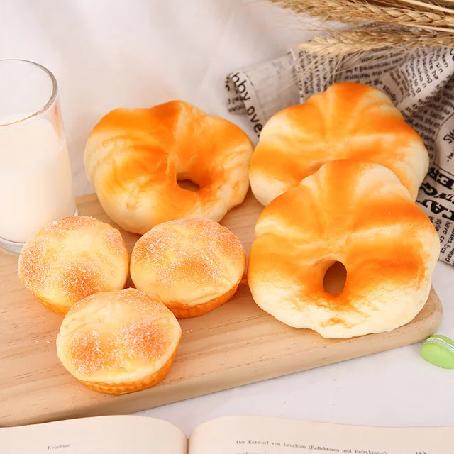 Wholesale Custom Plastic Simulated Fake Food Bread