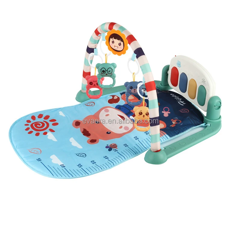 popular in south east Asia Playgym Baby Activity Cotton Mat Baby Kick Play Piano Gym