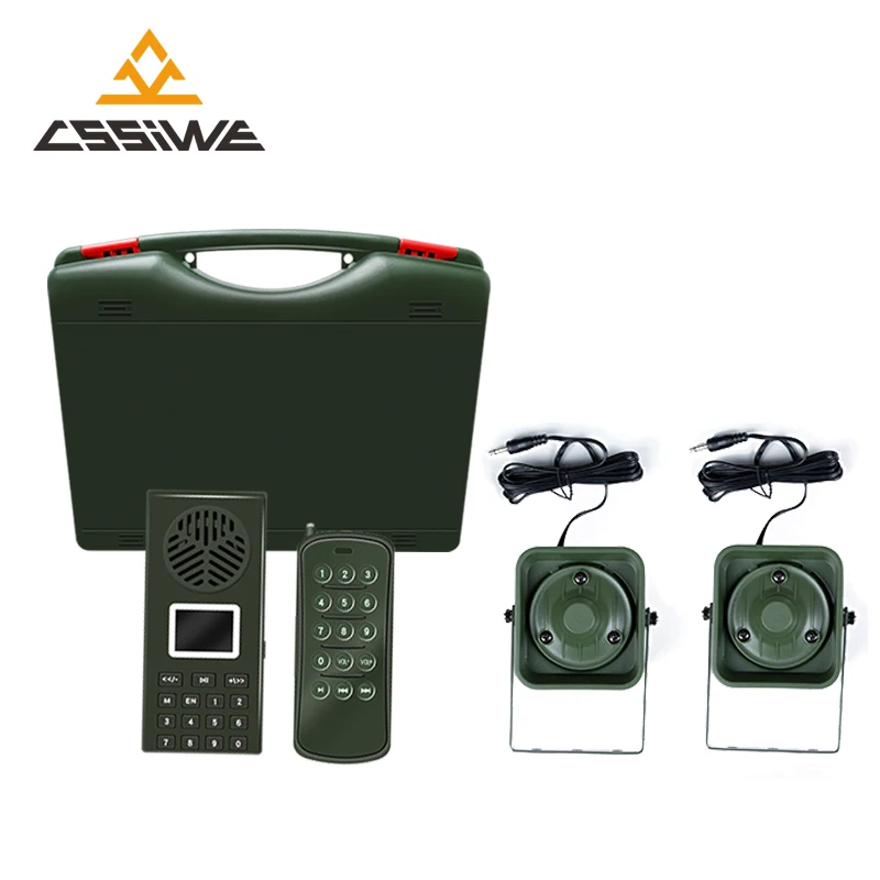 Factory offer waterproof  Mp3 Birds Voice 50W Remote Control Animal Fox Deer Call Hunting Caller With Buzzer CSW-985R