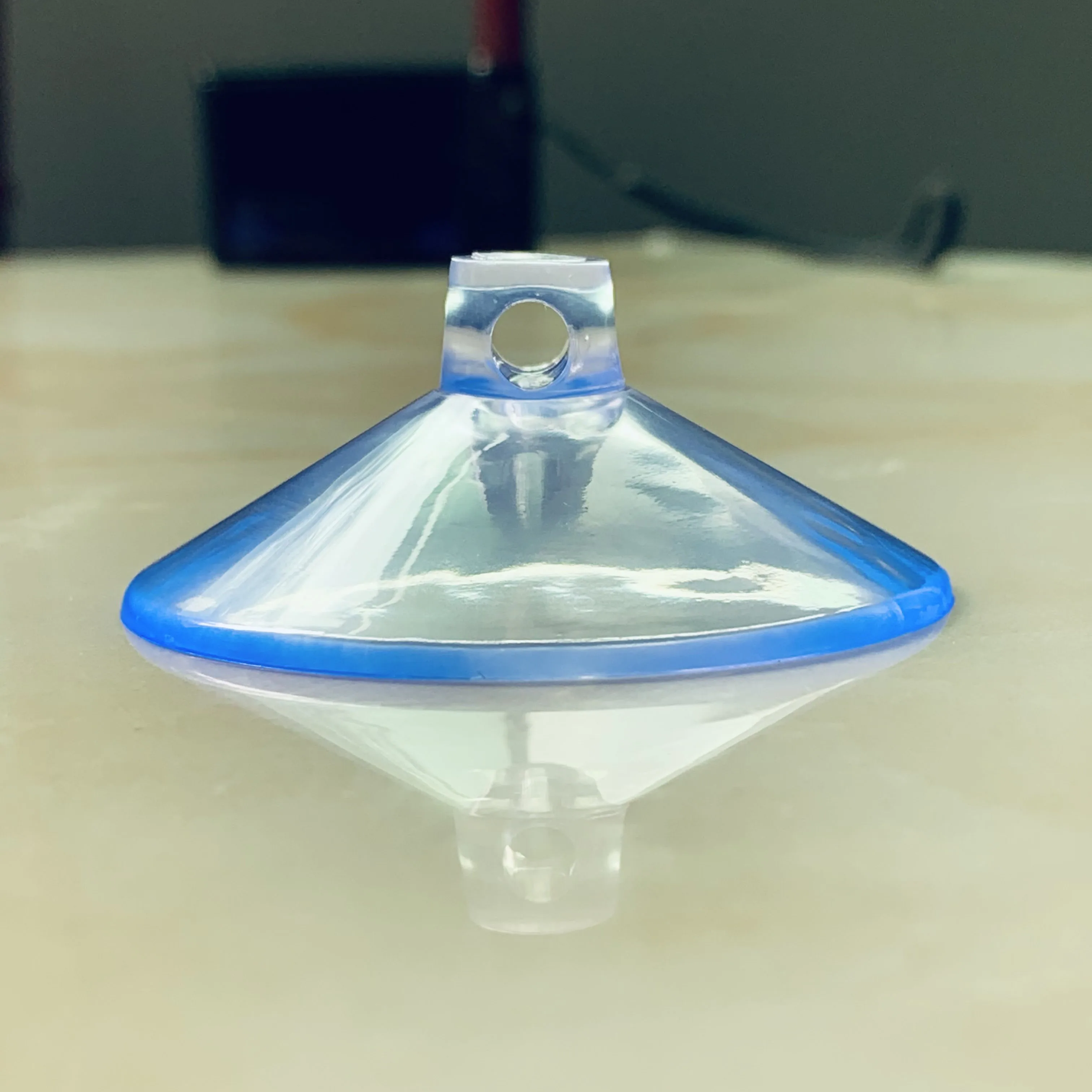 Heavy Duty PVC Mounting Hand Air Pump Vacuum Glass Sucker Ventosas 45mm Suction Cup with Side Hole