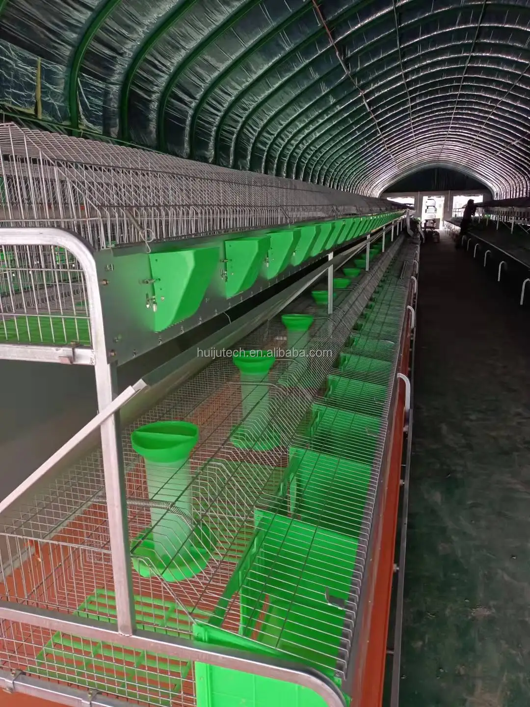 Stepped double-sided animal cages breeding mother baby rabbit cage HJ-HR 24 cells cell luxury rabbit cages