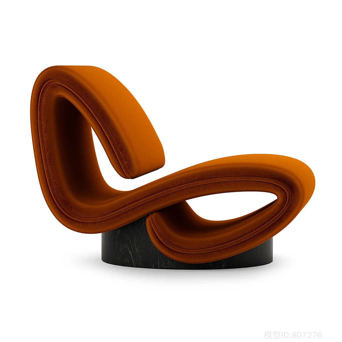 Italian minimalist casual abnormal-shaped light luxury single sofa modern simple negotiation chair for living reception room