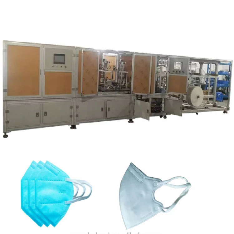 130 pcs/min N95 Face Mask Making Machine South Korea  Fully Automatic Kn95 Mask Machine for Australia 2022 CE