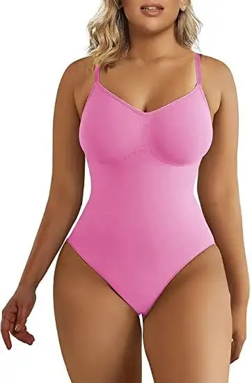Women One Piece Plus Size Waist Trainer Jumpsuits Slim Full Body Briefs Shapewear Tummy Control Tops Seamless Thong Bodysuit