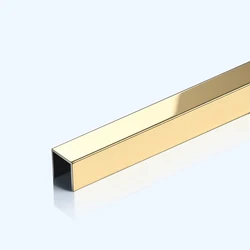 Foshan Factory MJO Decorative Profiles U Shape Stainless Steel Tile Trim For Wall Floor Furniture Decoration Metal Tile Trim