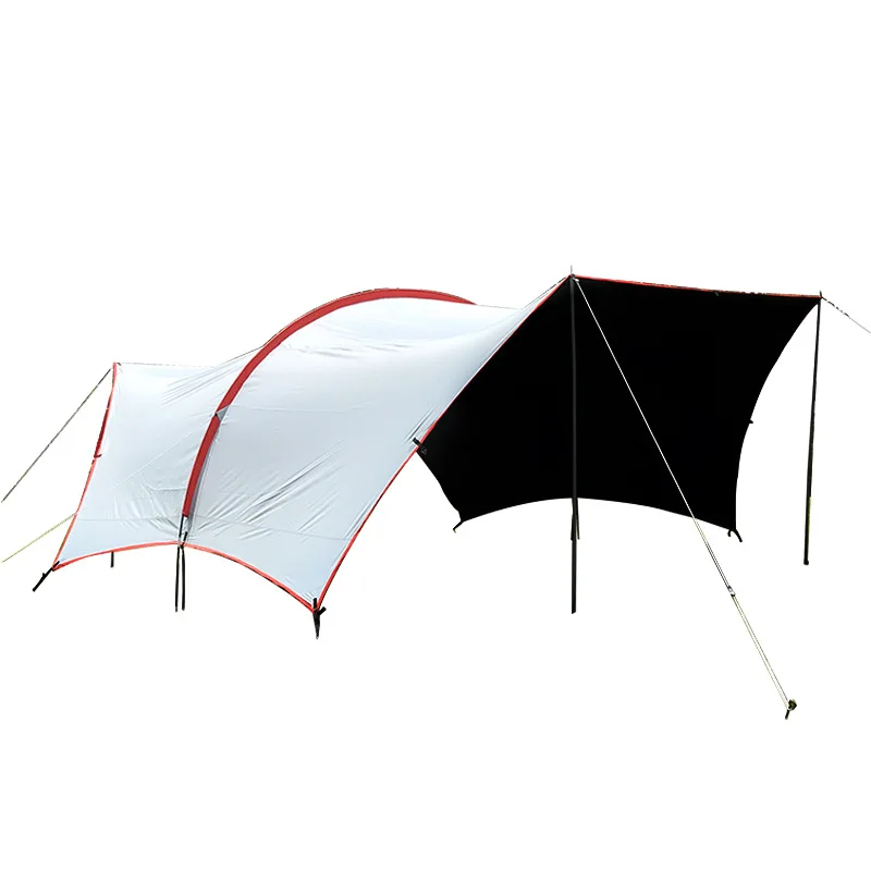 Ultralarge Multifunction Waterproof Anti-UV Camping Tent Large Gazebo Full shading UV Awning Outdoor Habe Big Rainproof Sunshade