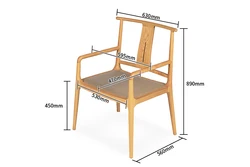 Haoxin Luxury Vintage Long High Back Genuine Leather Armchair Living Room Chair with Upholstered Leather Armchair