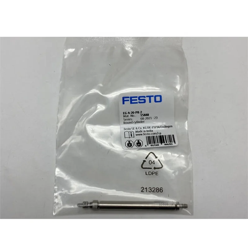 Festos mini cylinder EG series EG-2.5-4-6-5-10-15-20-25-PK-2-3 short-stroke round cylinder