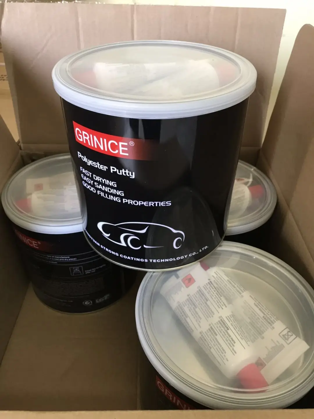 Good coverage Auto Refinish Paint Fast Drying Light weight alloy putty