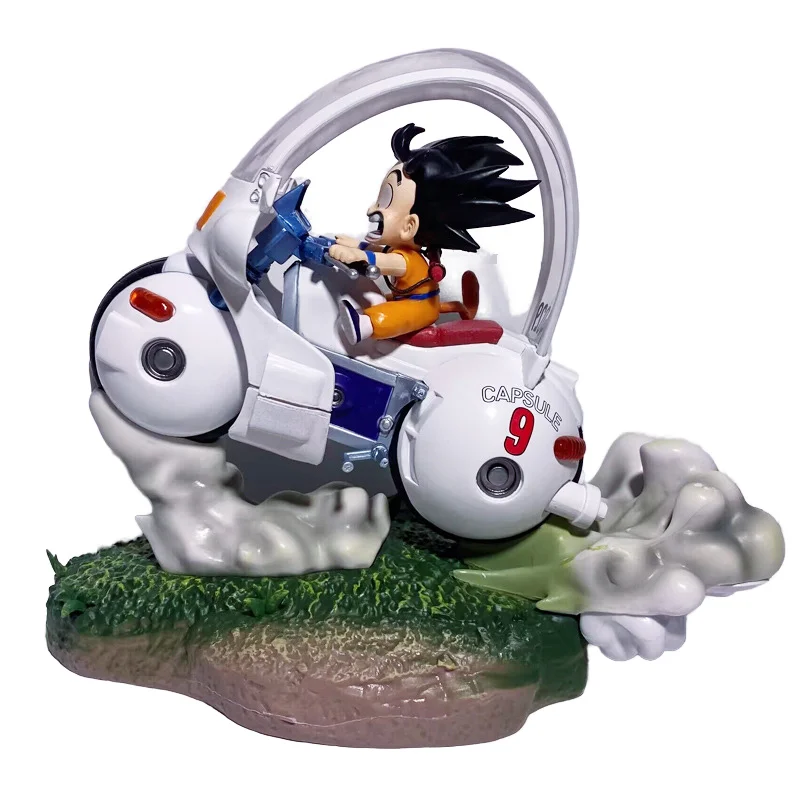 Dragon Super ball Goku motorcycle Goku 9 capsule locomotive box set hand tiktok hot selling animation derivatives