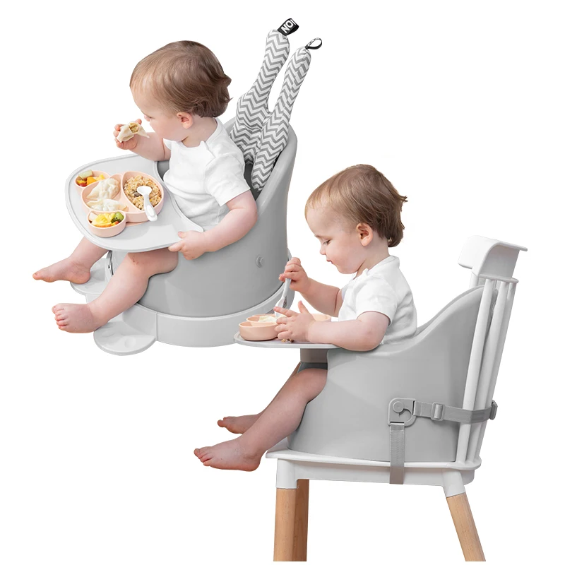 Upseat Baby Floor Seat Booster Chair for Sitting Up with Removable Tray for Meals and Playtime