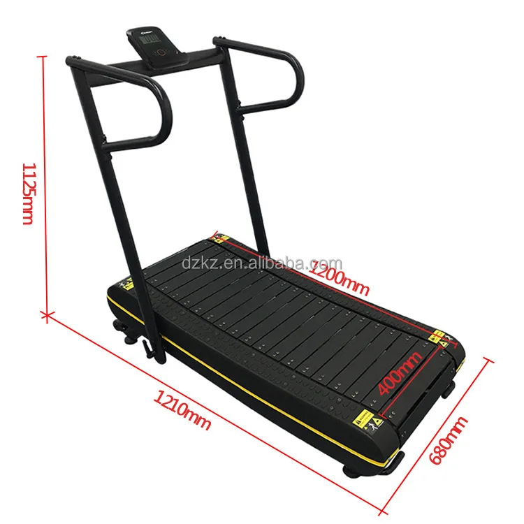 Commercial Fitness Non-motorized Speed Fit Woodway Treadmill Self-generated Curved Treadmill