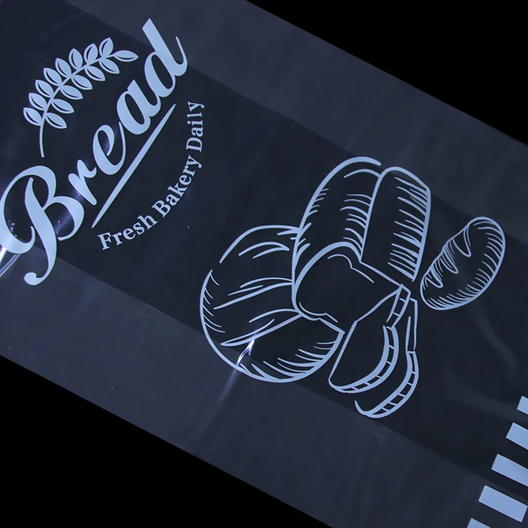 Takeaway Bakery Packaging Printed Bread Packaging Bag Paper Bakery Packaging Bags for Loaf