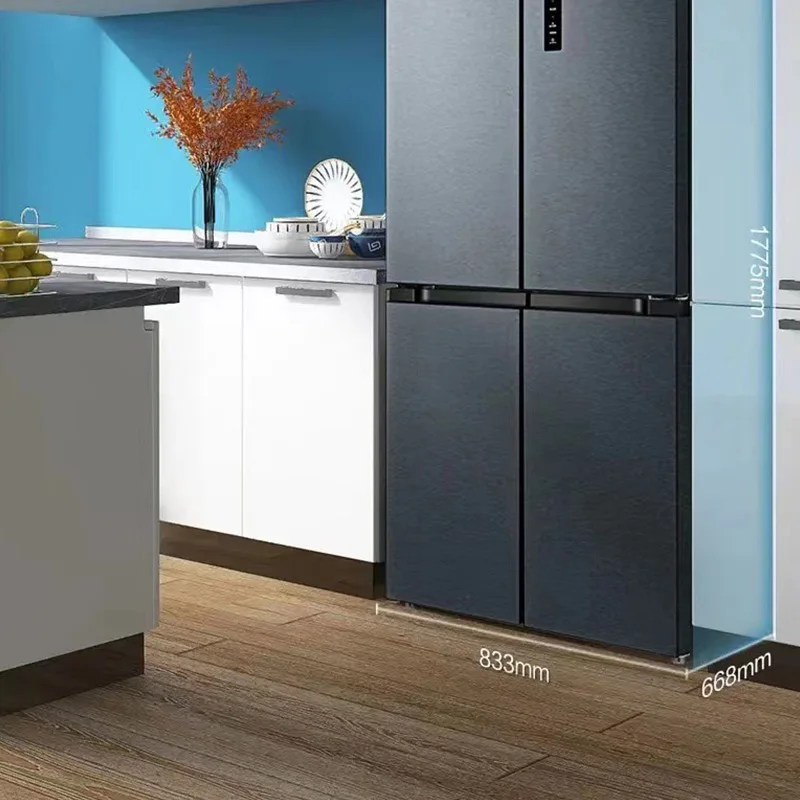 Intelligent cross four-door 465L inverter energy-saving large-capacity side-by-side household refrigerator