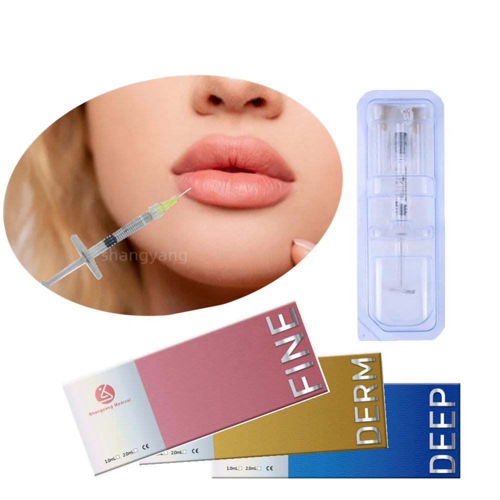 Shangyang CE Wholesale Facial Liquid Gel Face Lip Ha Derma Injections Hyaluronic Acid Korea Dermal Filler for Injectable Pen