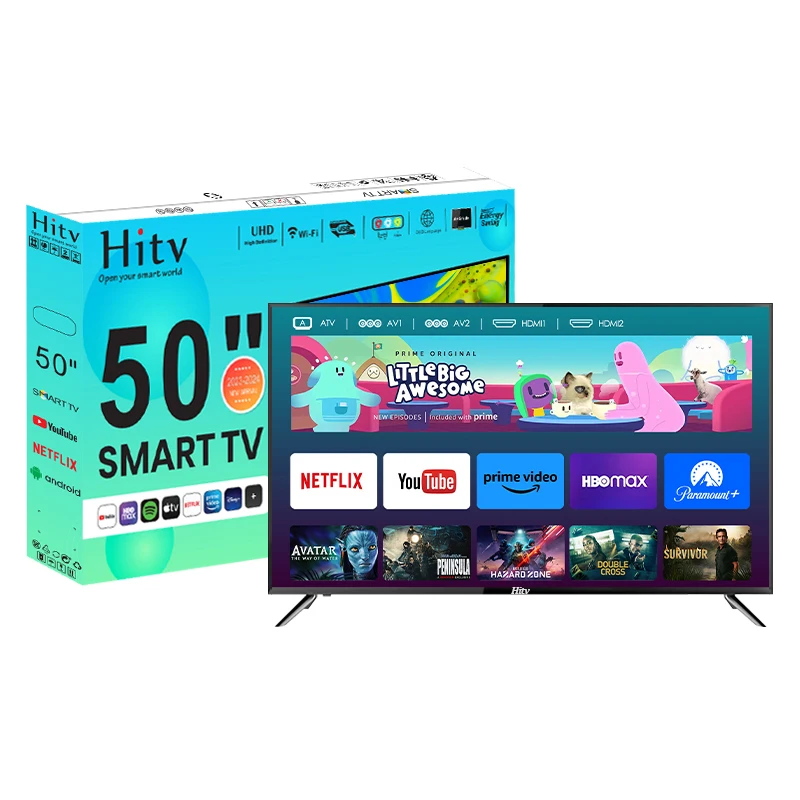 OEM Private Label TV 50inch Television Smart TV 50 Inch 4K UHD LED TV