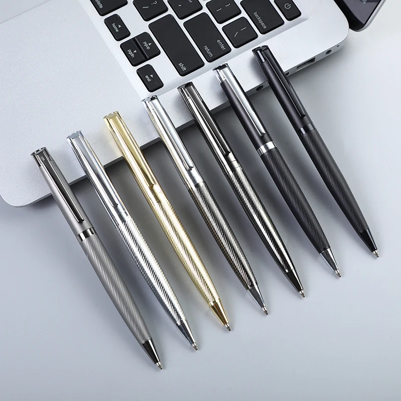 2024 Luxury Business Hotel VIP Gift Stainless Steel Metal Signature Parker Ink Premium Ballpoint Rollerball Pen With Custom Logo