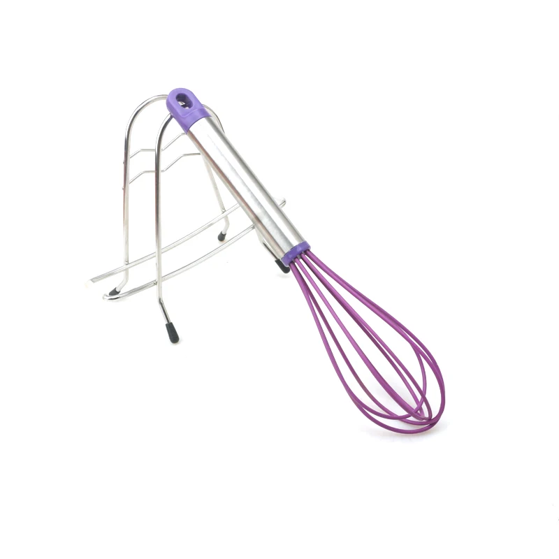 Kitchen Accessories Home Baking Utensils Egg Beater Silicone Manual Egg Whisk