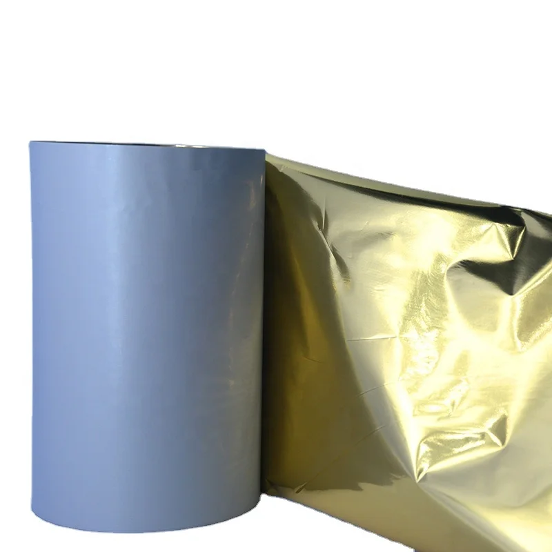 SINOCO блестящая золотая металлическая цветная Термотрансферная лента Золотое блестящее металлическое золото