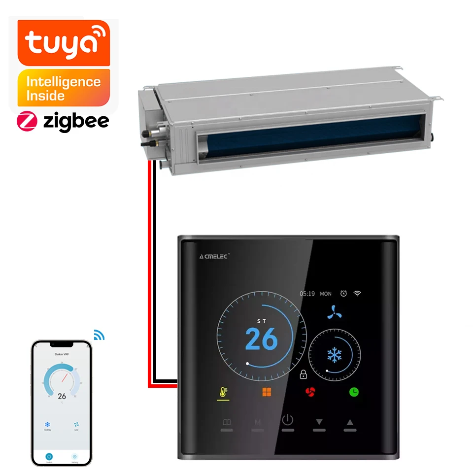 Hitachi VRF Wifi Tuya ZigBee Thermostat Wireless Air conditioning Hitachi Smart Phone Remote Controller Work with Alexa Google