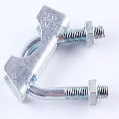 Exhaust metal U bolt clip with m8 screw for Wire Rope Clip/clamp