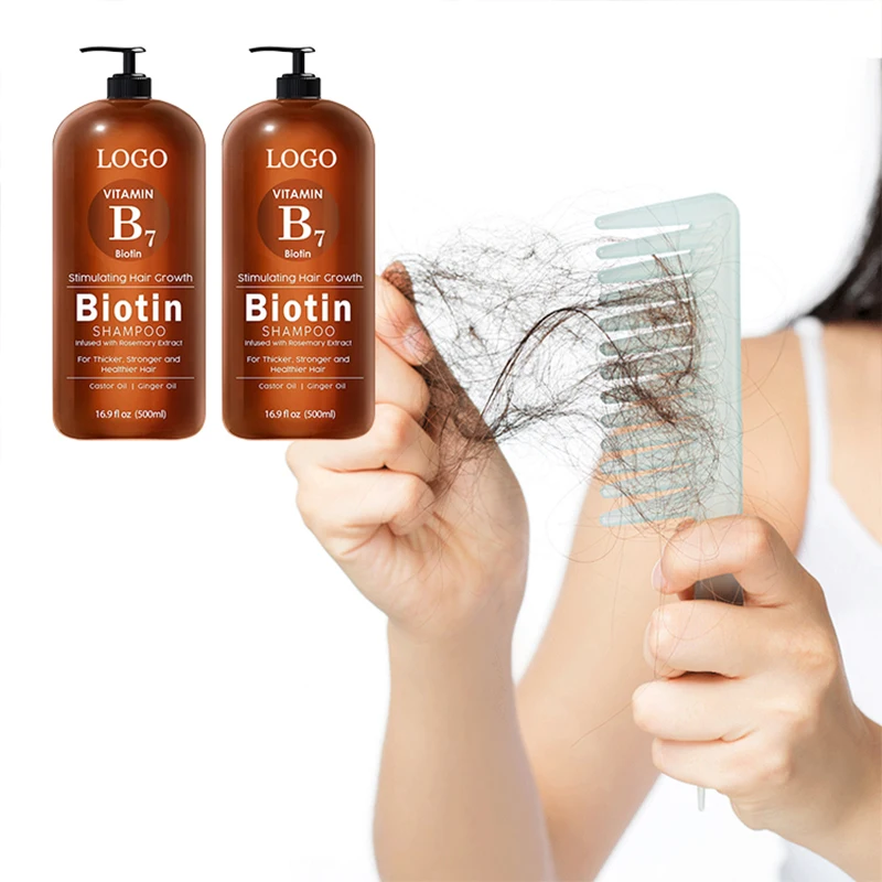 Private Label Prevents Hair Loss & Promotes Healthy Hair Care OEM Hair Growth Shampoo and Conditioner Set