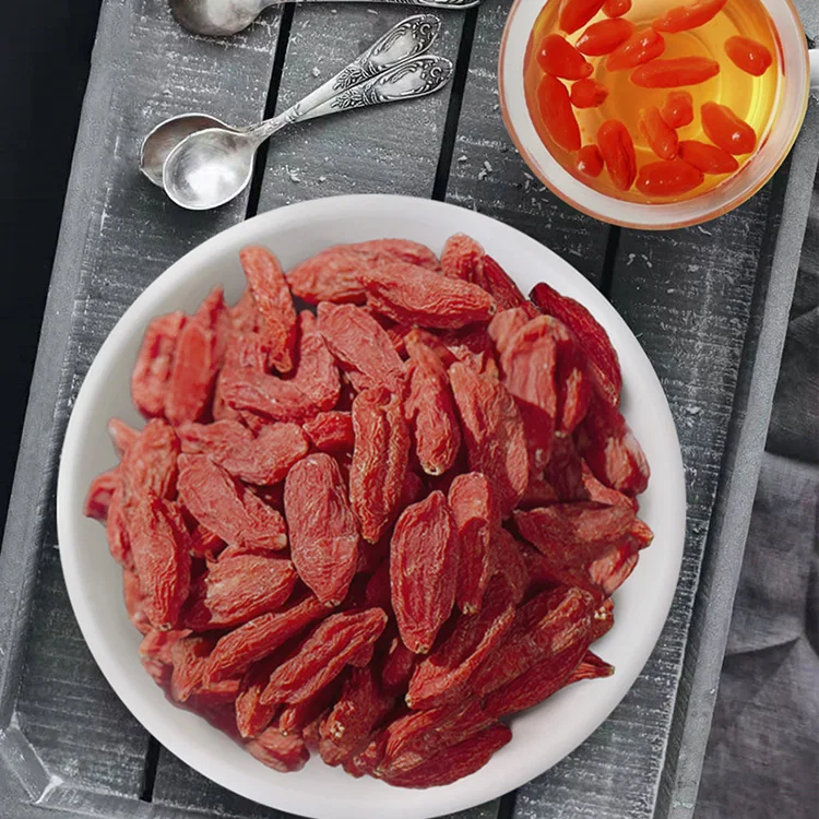 2021 USDA Organic Lycium Plus Chinese Dried Fruits Wolf Berry Organic Goji Berries