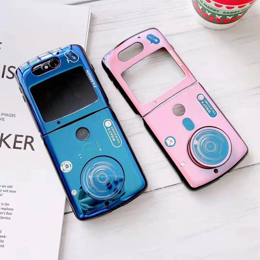 New Glitter Sparkle Bling Plastic Shockproof Protective Case For Moto Razr 5G Case