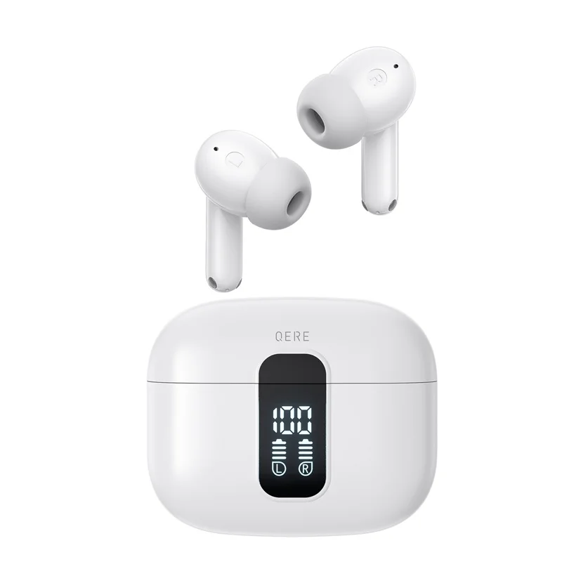 E50 Four-Microphone ENC TWS Headphone Wireless Earphone Earbud Gaming In-Ear Headphones Earphone Blue tooth Earphone