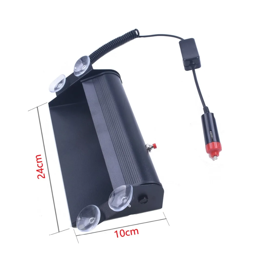 
8 LED Dash Strobe Police Flash Emergency Lights Red &blue Color 