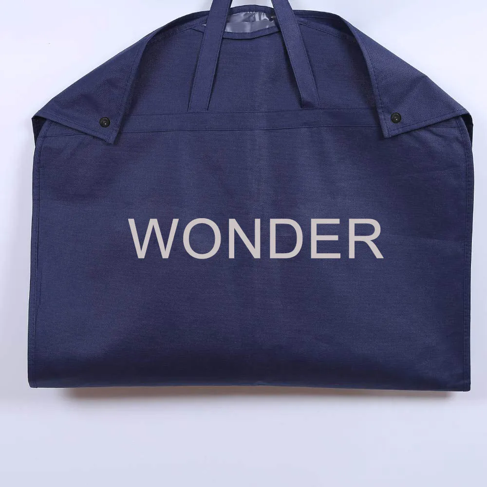 customer non woven foldable suit supply garment bag for men