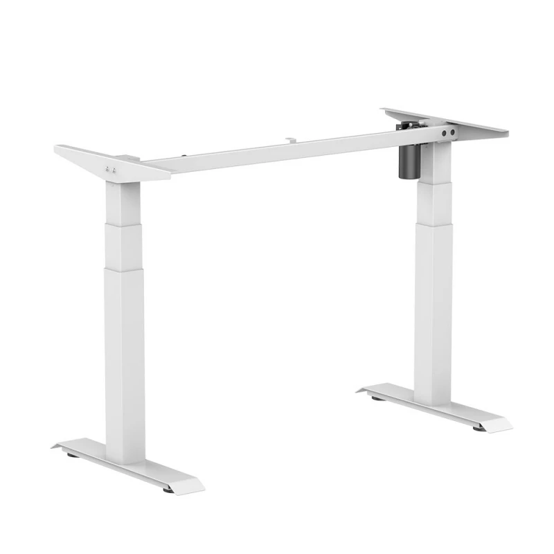 Dual Motor Retractable Standing Desk Adjustable Height Computer Desk for Office Use Electric Lifting Stand up Desk Sitting Type