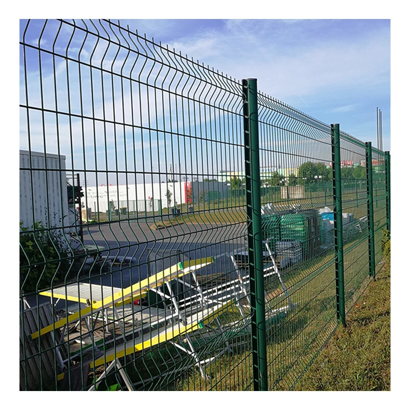 Factory Supply Outdoor Garden 3D PVC Coating Welded Wire Mesh Fence Easily Assembled 3D Curved Fence Panel