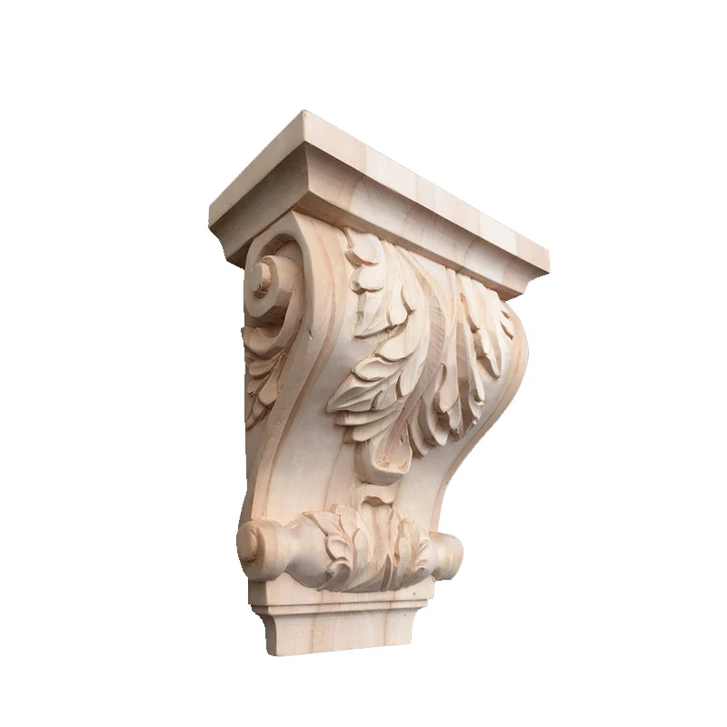 Cheap Hand Carved Corbels Brackets Rubber Wood Corbels