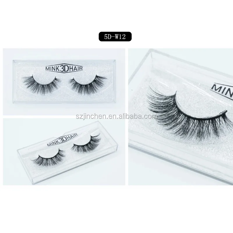Private label W series 19 models 5D mink eyelashes 1 pair natural false eyelashes thick false eyelashes full strip eye lashes