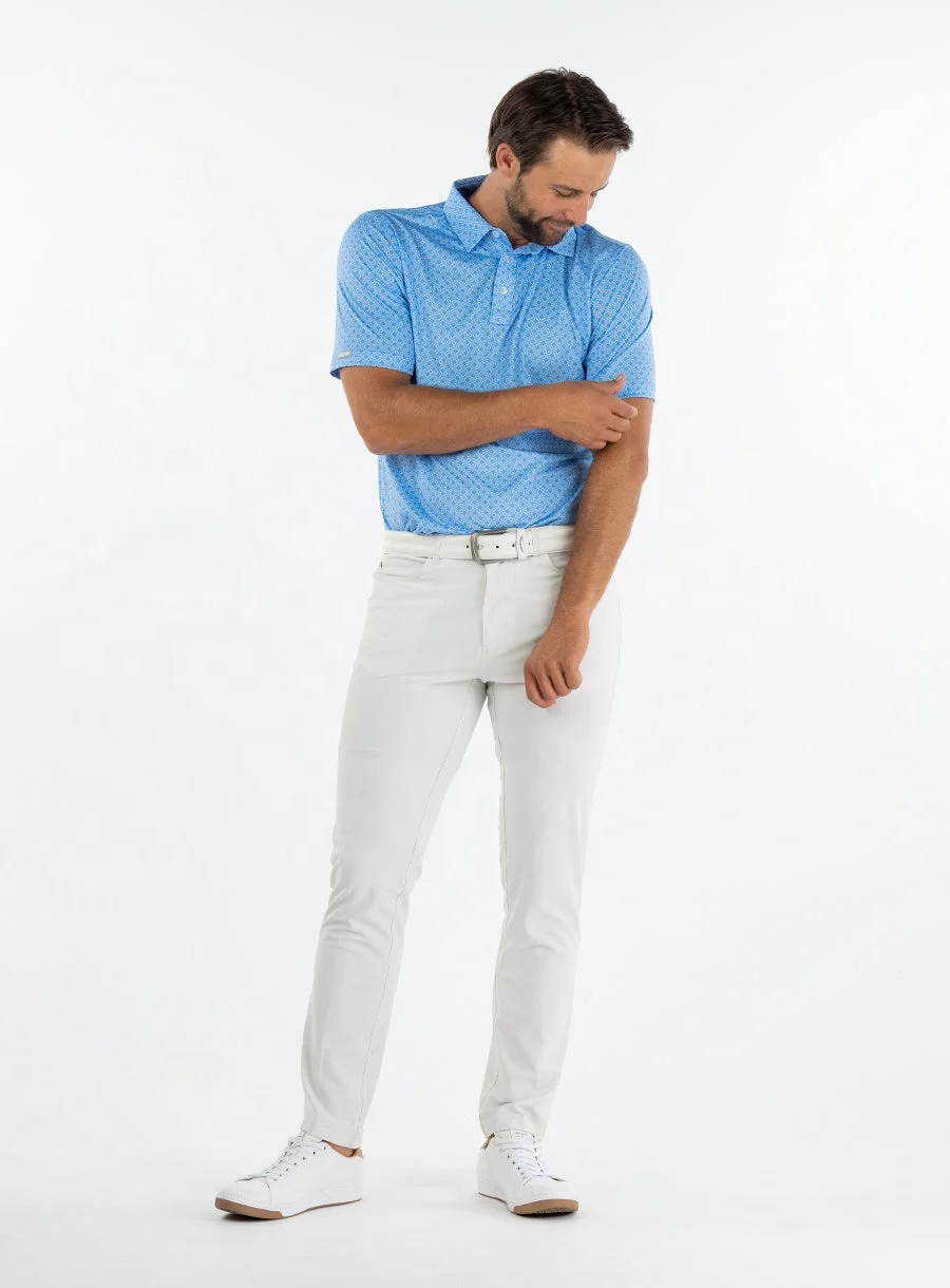 Custom blue polo golf shirts polyester man golf polo