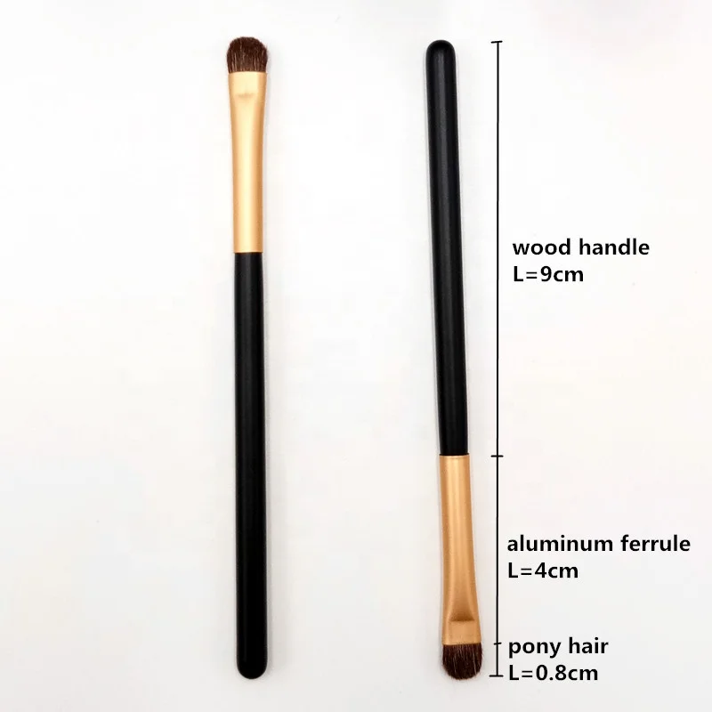 Factory Direct Sale Cheap Promotion Pony Hair Professional Smudge Brush Small Eye Shadow Brush