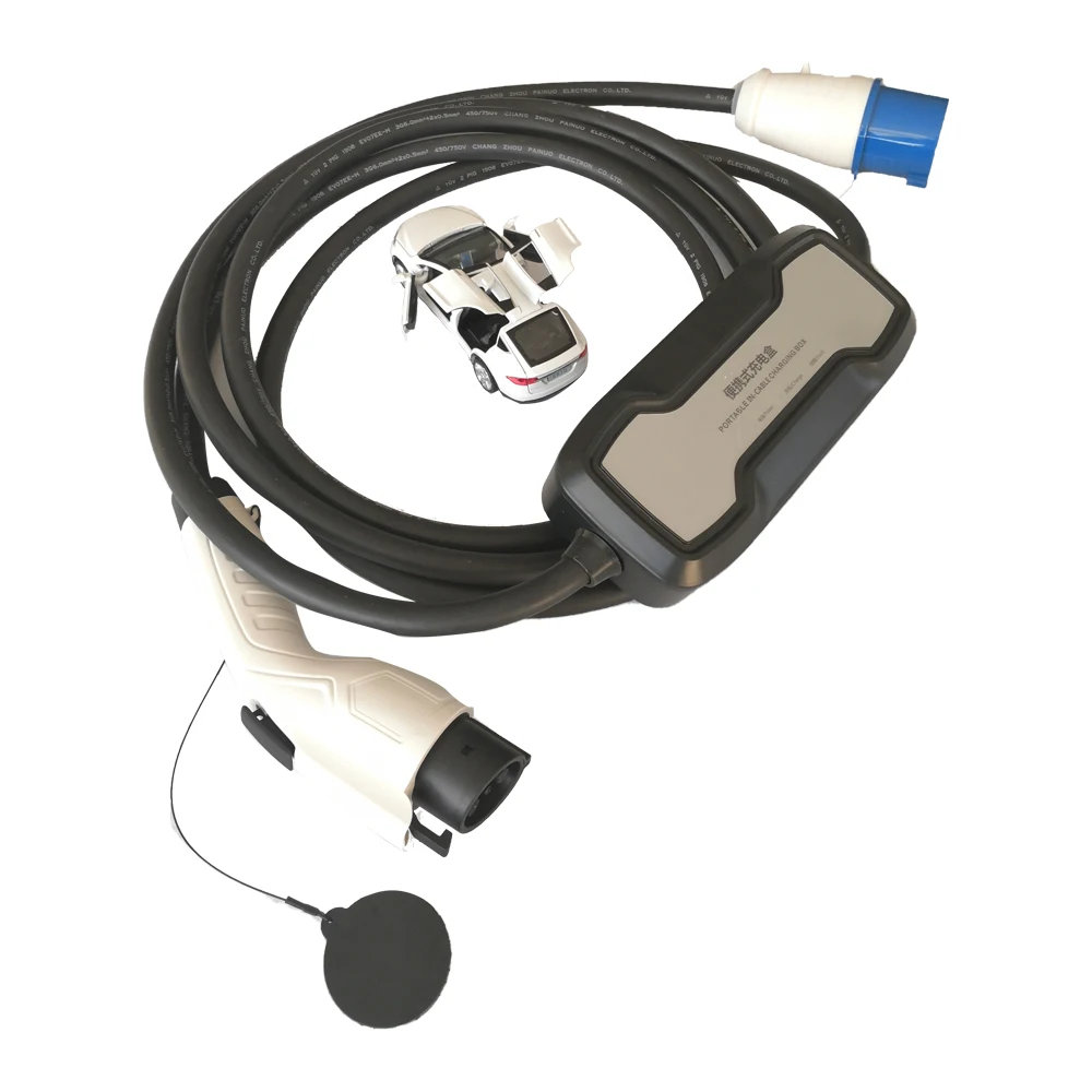 
Strength manufacturer level2 SAE J1772 type 1 32A 5M NEMA14-50 portable AC EV charging station 