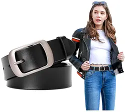 Genuine Leather Fashion Women Leather Belts Woman Waist Belt for Jeans Pants