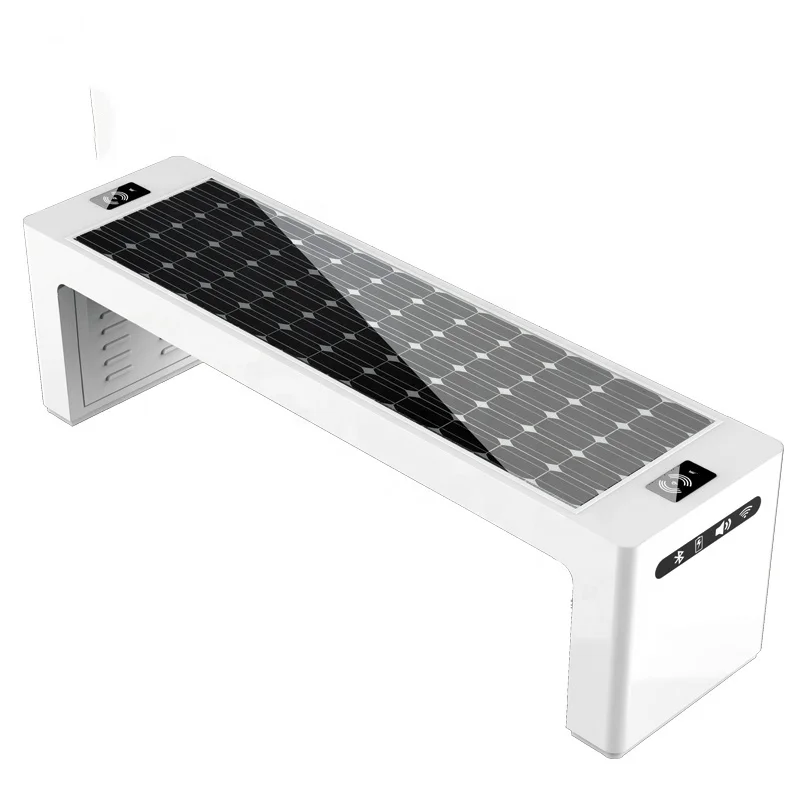 best design solar smart bench with wifi solar power mobile